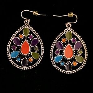 Colorful Boho Dangle Earrings